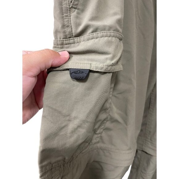 COLUMBIA Pants Mens Large Titanium Outdoor Hiking Convertible Cargo - Picture 9 of 12